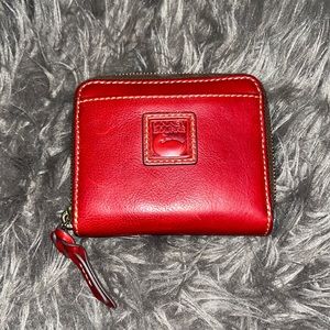 Dooney & Bourke Red Leather Wallet